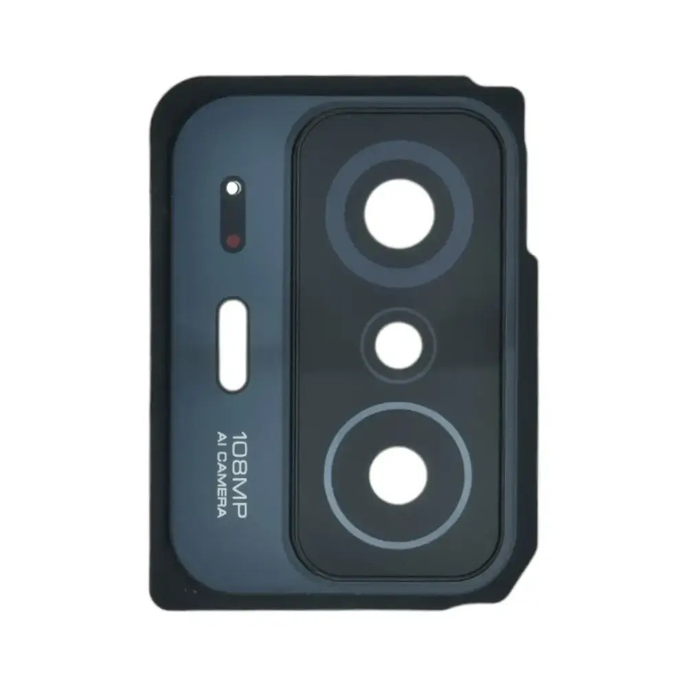 Скло камери для Xiaomi 11T в рамці (Black) (Original)