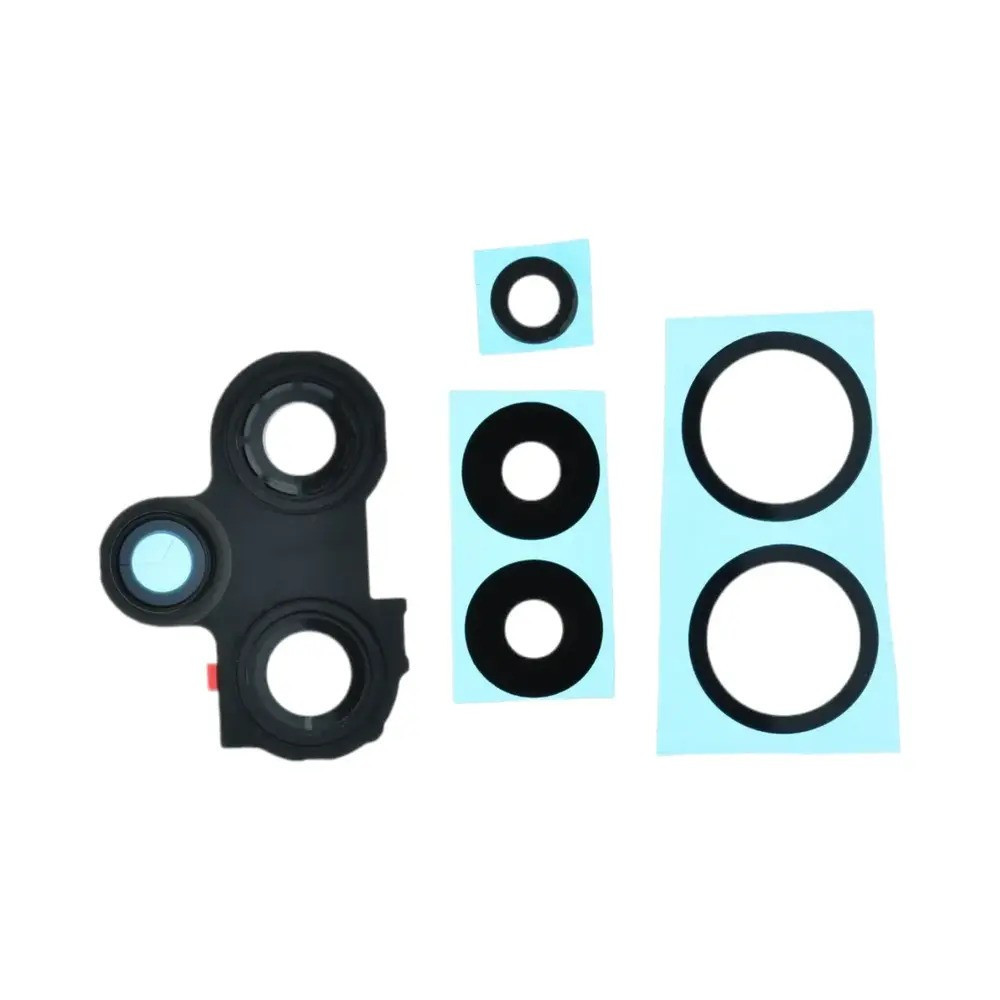 Скло камери для Xiaomi Poco F5 в рамці (Black)