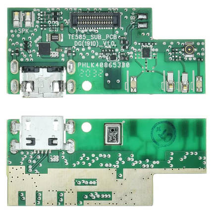 Плата з USB-роз’ємом та мікрофоном для Doogee X95 Pro (Original), фото 1