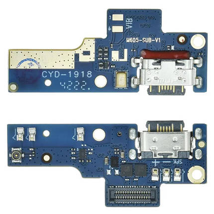Плата з USB-роз’ємом та мікрофоном для Doogee X98 Pro (Original), фото 1