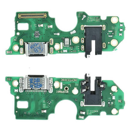 Плата з USB-роз’ємом та мікрофоном для Oppo A76, фото 1