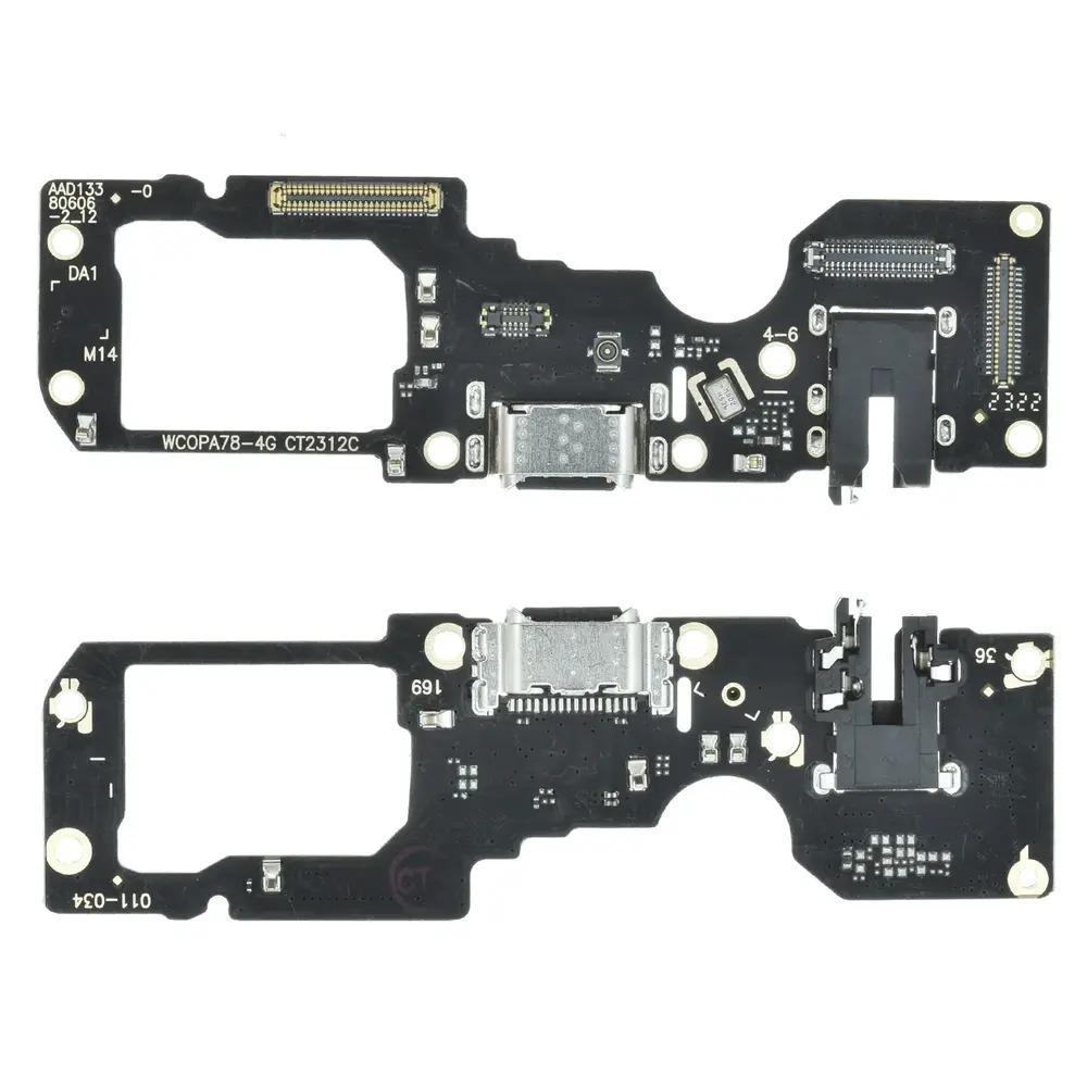 Плата з USB-роз’ємом та мікрофоном для Oppo A78 (4G)
