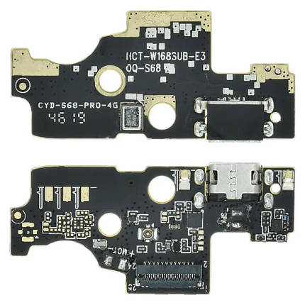 Плата з USB-роз’ємом та мікрофоном для Oukitel C16 Pro (Original), фото 1