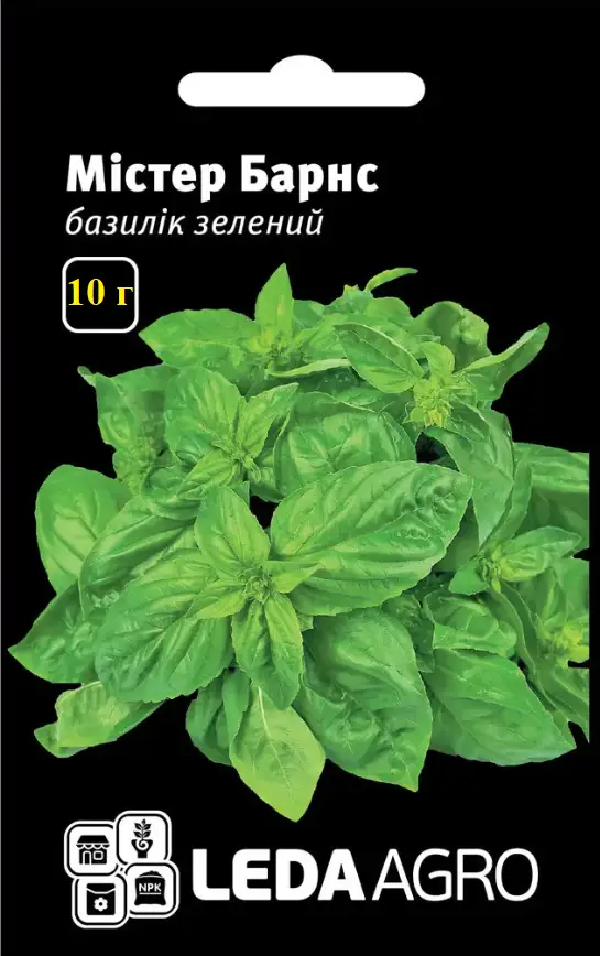 Насіння базиліку Містер Барнс 10г Леда