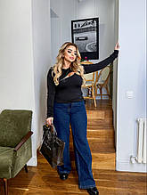 Лонгсів з блискавкою на декольте батал