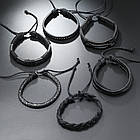 Браслет чоловічий шкіряний Indian Style 6 шт у наборі, фото 3