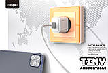 Мережевий зарядний пристрій MOXOM 2в1 micro 1USB/1A Fast Charging (MX-HC118) білий, фото 5