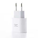 Мережевий зарядний пристрій DC 2в1 Lightning 1USB + PD 2.4A (CA-D20) білий, фото 2