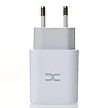 Мережевий зарядний пристрій DC 2в1 Lightning 2USB/2.4A (CA-D24) білий, фото 4