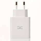Мережевий зарядний пристрій DC 2в1 Type-C 2PD/35W Fast Charger (CA-D17) білий, фото 5