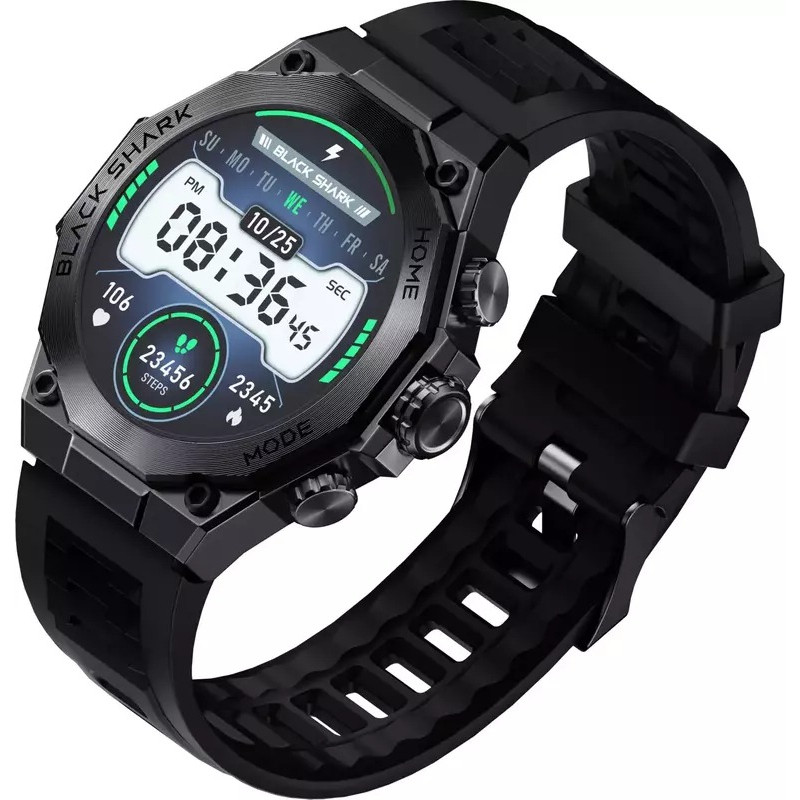 Смарт-годинник Black Shark S1 Pro з AMOLED-дисплеєм 1.43", пульсометр, IP68 Black