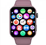 Смарт-годинник Blackview R30 Pro (укр.мова/BT5.0/call/LCD1.85"/IP68/280mAh/20мм) Purple, фото 2