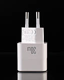 Мережевий зарядний пристрій DC 2в1 Type-C PD/30W/GaN Technology (CA-F06) білий, фото 3