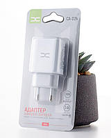 Мережевий зарядний пристрій DC 2USB/2.4A (CA-D24) білий