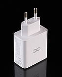 Мережевий зарядний пристрій DC 2PD/35W Fast Charger (CA-D17) білий, фото 4