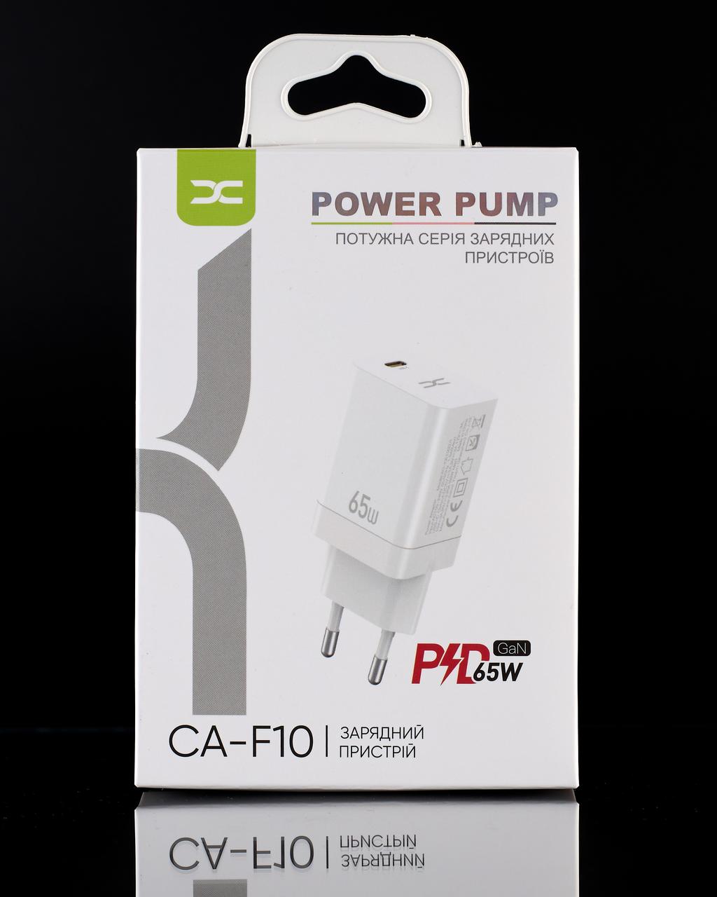 Мережевий зарядний пристрій DC PD/65W (CA-F10) білий