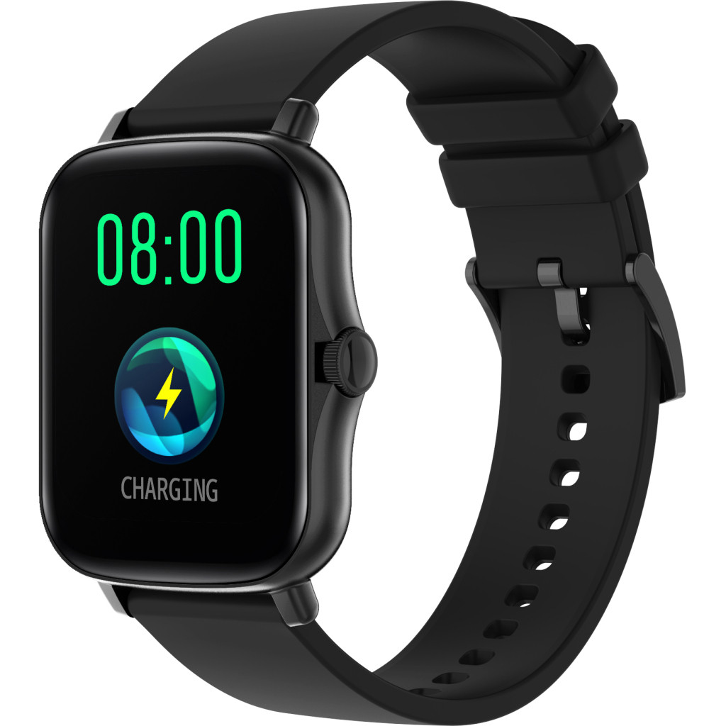 Розумний годинник Globex Smart Watch Me3 1,69" IPS Пульсометр IP67 Чорний