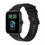 Розумний годинник Globex Smart Watch Me3 1,69" IPS Пульсометр IP67 Чорний, фото 2