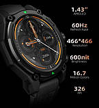 Розумний годинник Black Shark GS3 AMOLED 1,43" GPS 21 день Чорний, фото 7