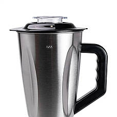 Стаціонарний сталевий блендер із кавомолкою Sokany SOKANY SK-187 з трьома чашами 0,5/1/1,5 л 1000 Вт, фото 4