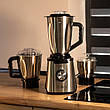 Стаціонарний сталевий блендер із кавомолкою Sokany SOKANY SK-187 з трьома чашами 0,5/1/1,5 л 1000 Вт, фото 9