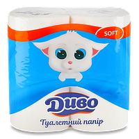 Туал. папір 6+2 рул. Диво Обухів 2шар. целюл. білий