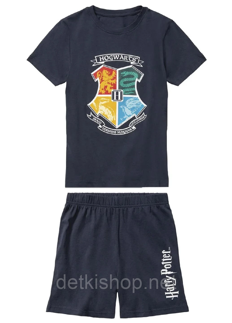 Піжама домашій костюм для хлопчика шорти та футболка Harry Potter, фото 1
