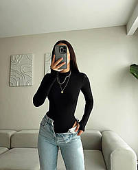 Базовый женский боди с длминными рукавами 1605-13