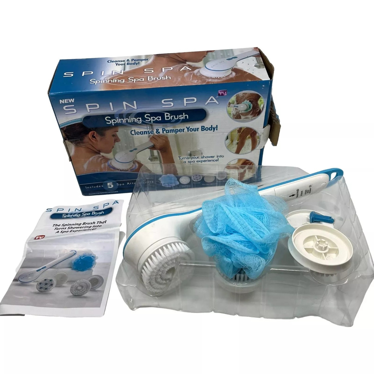 Засіб для чищення тіла Spin Spa Facial Cleansing Brush