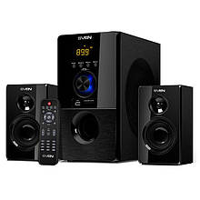 Акустична мультимедійна система SVEN MS-2050 Black (55 Вт, Bluetooth, USB/SD, FM-радіо)