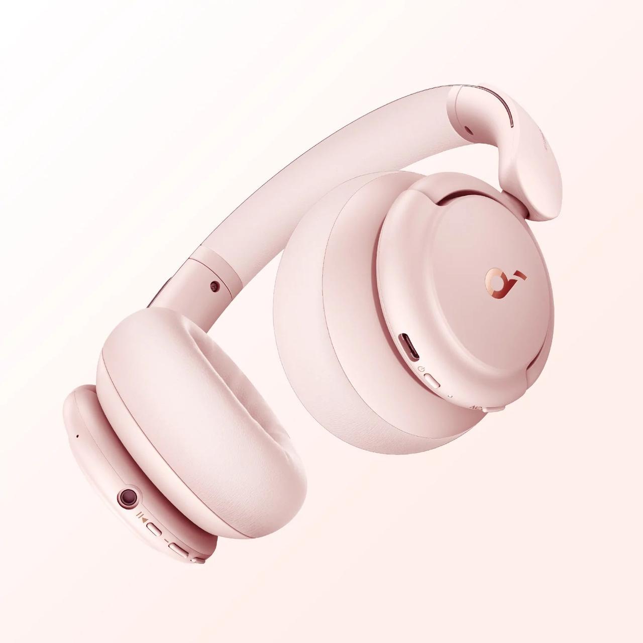 Anker SoundCore Life Q30 Рожеві: Повнорозмірні навушники з ANC, мікрофоном та Hi-Res звуком