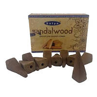 Конуси рідкий дим Сандал Backflow Dhoop Cone Satya 10 конусів