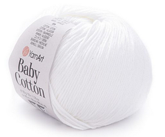 Пряжа Baby Cotton Yarnart-400 білий