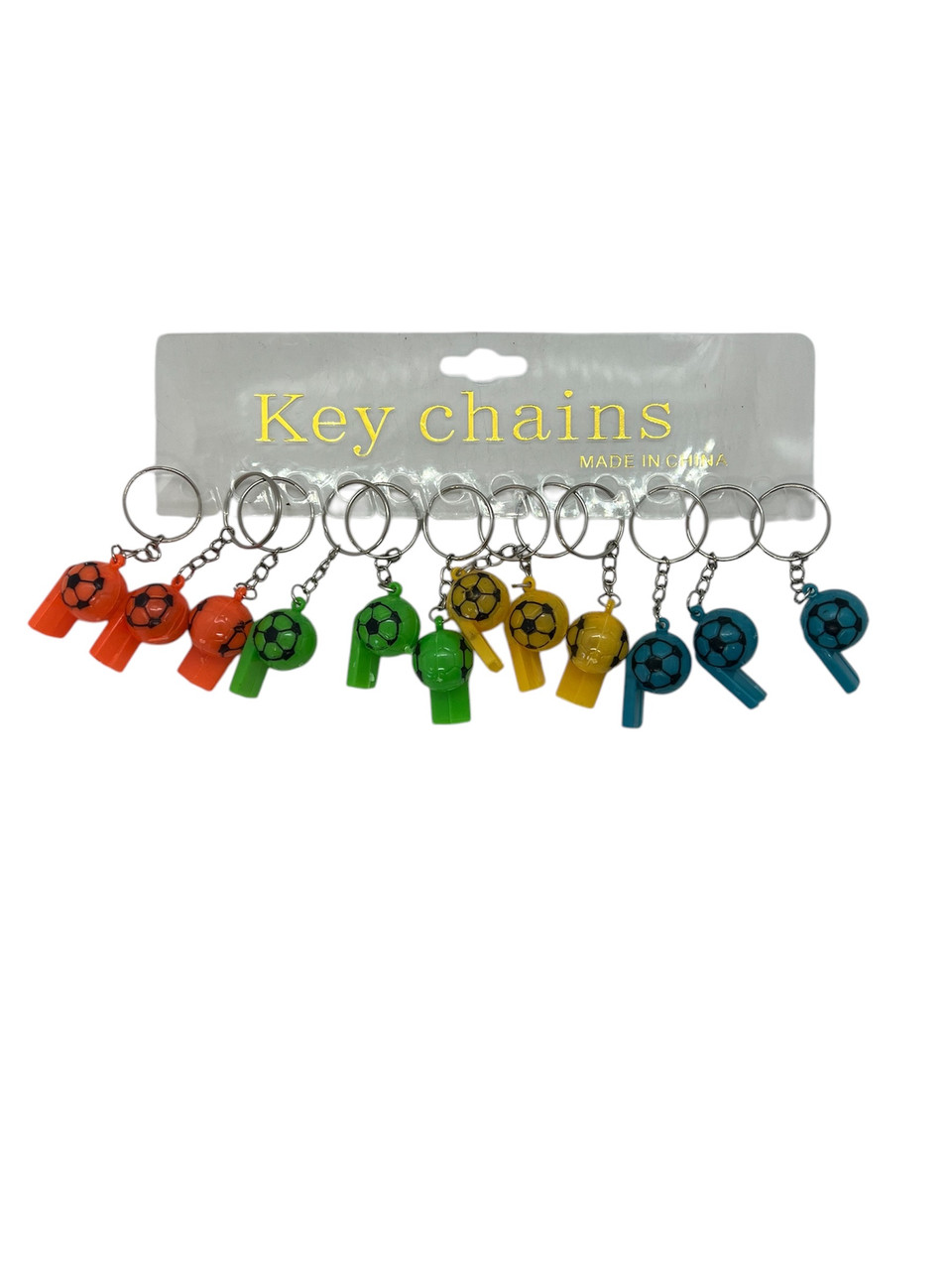 Брелок міні свисток футбольний м'яч, фото 1