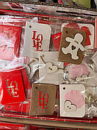 Набір листівок до Дня Святого Валентина 6*8 см, фото 2