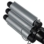 Потрійна плойка для волосся з керамічним покриттям RAF R.481 97Вт, фото 4