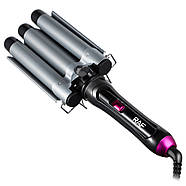 Потрійна плойка для волосся з керамічним покриттям RAF R.481 97Вт, фото 3