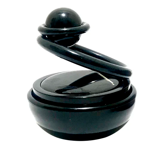 Ароматизатор на сонячних батареях в машину обертові кільцо з кулею, що обертаються, фото 1