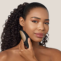 Електронна звукова термощітка для очищення обличчя Geske Sonic Thermo Facial Brush 6в1 (Gray), фото 4