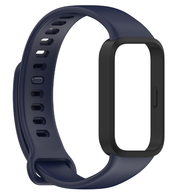 Ремінець-бампер DK для Xiaomi Mi Smart Band 9 Active | Sport Band (018850) (dark blue)