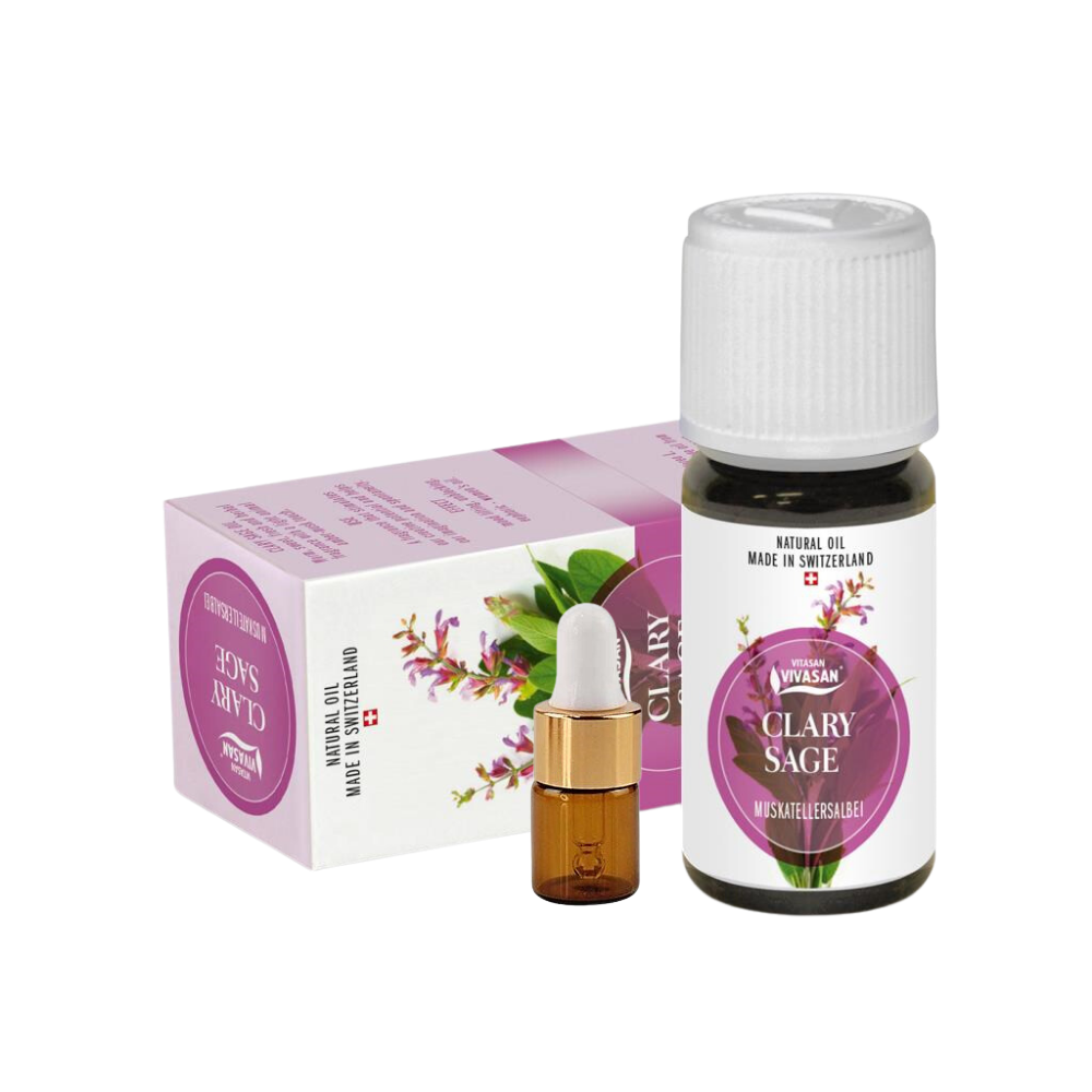 Ефірна олія Шавлія Мускатна 2мл пробник Вівасан Швейцарія (Salvia sclarea L.) Vivasan Switzerland