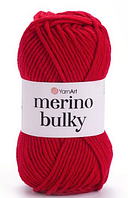 Пряжа Merino bulky-156 червоний