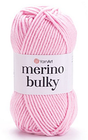 Пряжа Merino bulky-217 рожевий