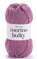 Пряжа Merino bulky-3017 пильна троянда