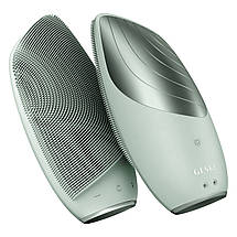 Електронна звукова термощітка для очищення обличчя Geske Sonic Thermo Facial Brush 6в1 (Green), фото 4
