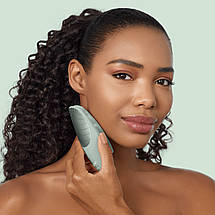 Електронна звукова термощітка для очищення обличчя Geske Sonic Thermo Facial Brush 6в1 (Green), фото 2