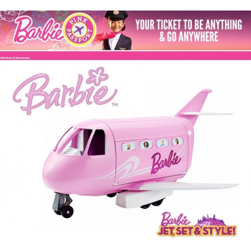 Ігровий набір Барбі Літак Barbie Pink Passport Jet