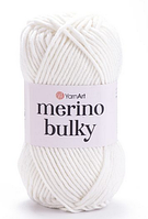 Пряжа Merino bulky-501 білий