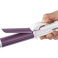 Плойка для волосся 3 в 1 з керамічним нагрівачем RAF R.604 35Вт, фото 7