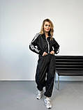 Жіночий спортивний костюм із плащової тканини з брюками карго, фото 6